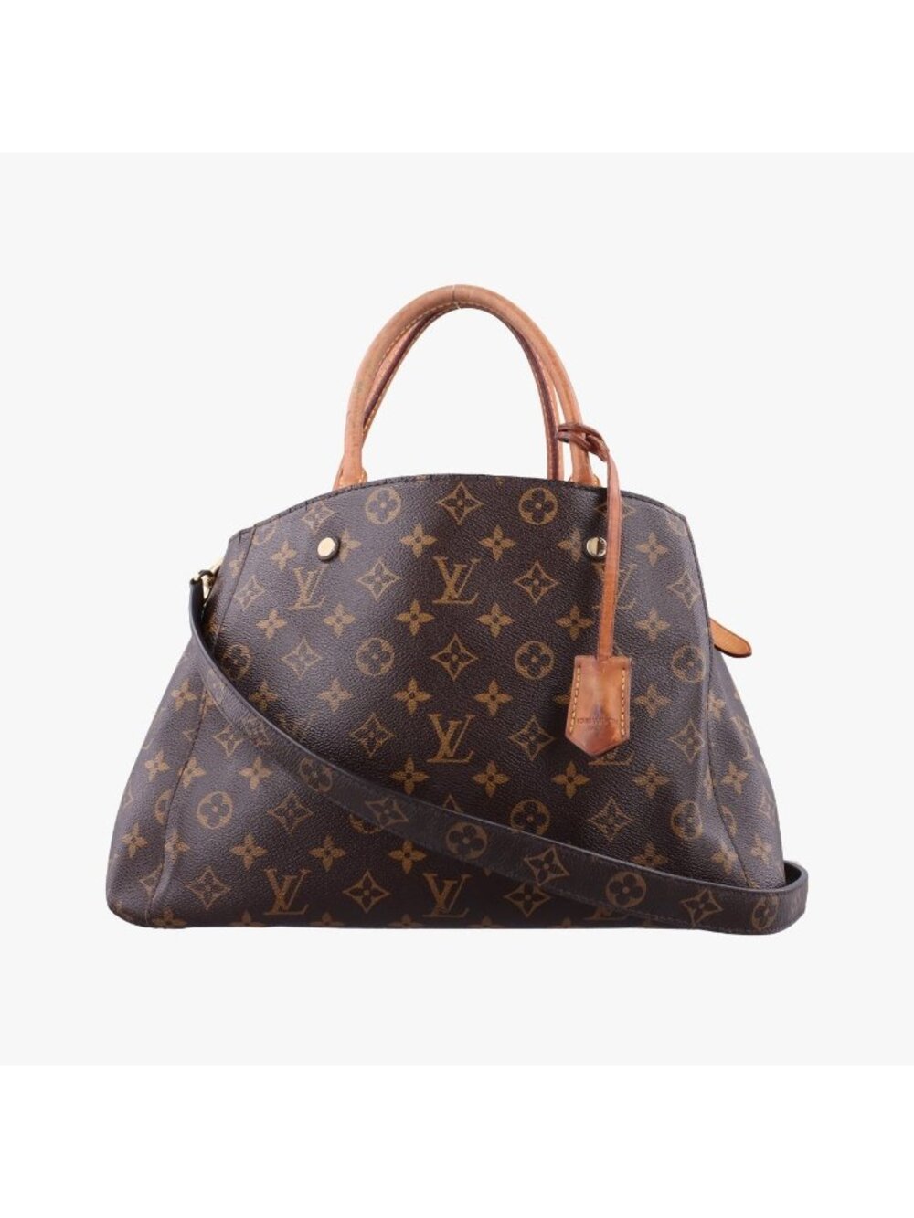 Louis Vuitton Montaigne MM Monogram Brown Canvas